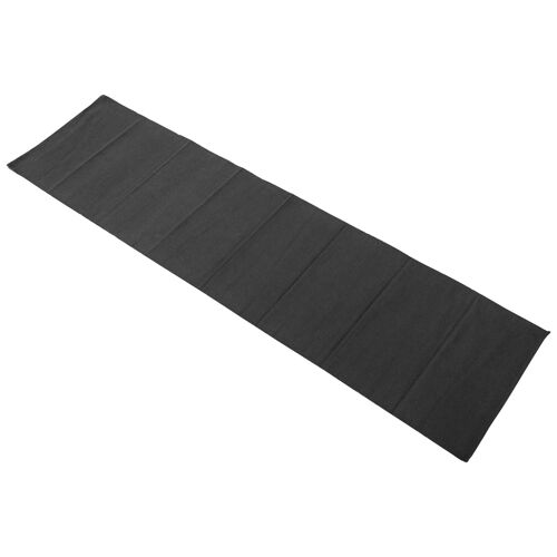 Nicola Spring Ribbed Cotton Dining Table Runner - 183cm - Black