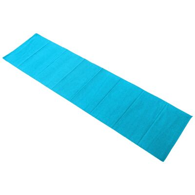 Nicola Spring Esstischläufer aus gerippter Baumwolle – 183 cm – Blau