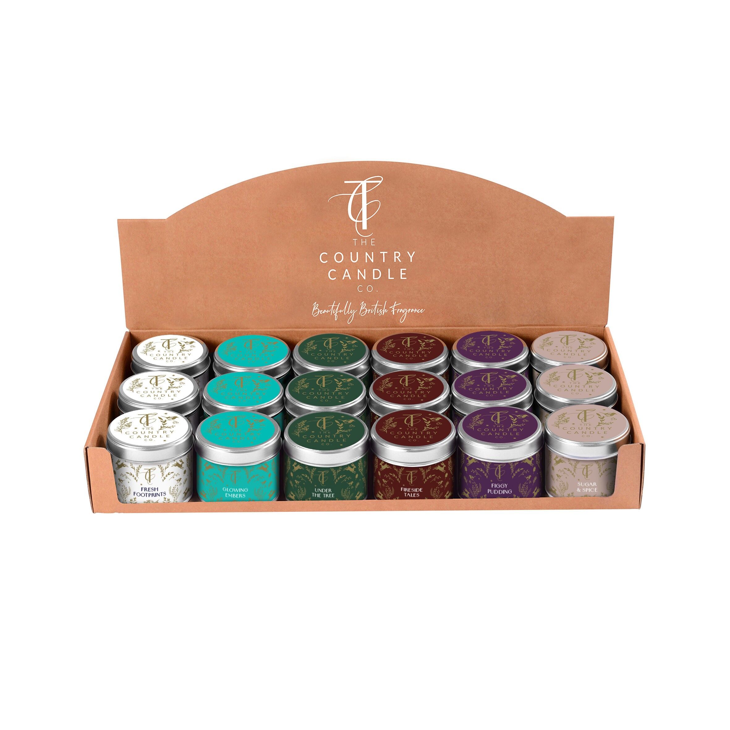 CDU-ENCHANTED WOODLAND-18 Tin Counter Top Display Unit (CDU)