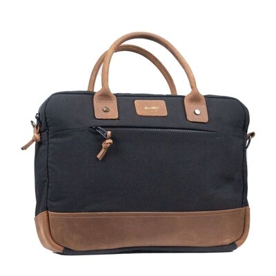 Black laptop bag