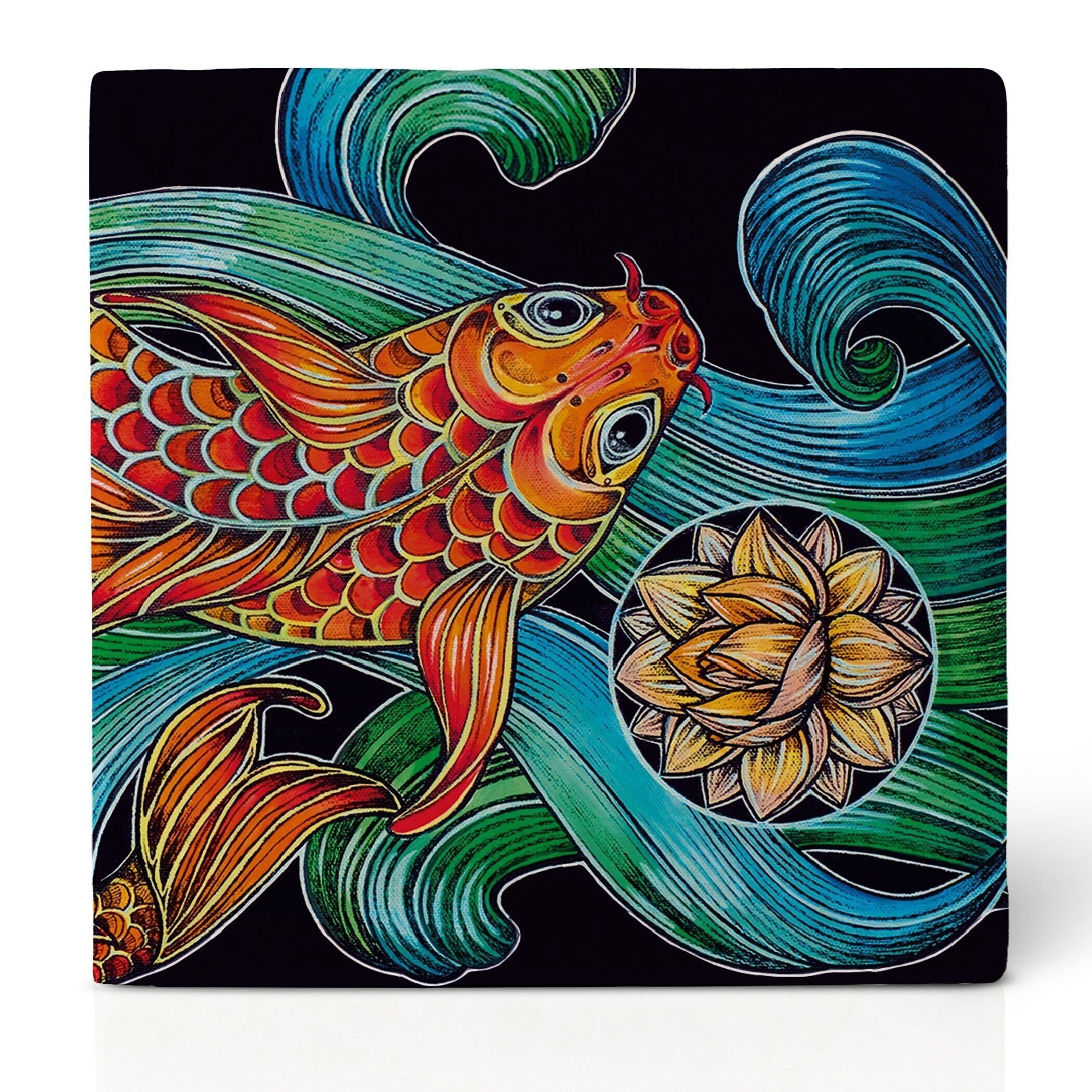 Sottobicchiere per piastrelle [pietra naturale] - Lotoskois 2