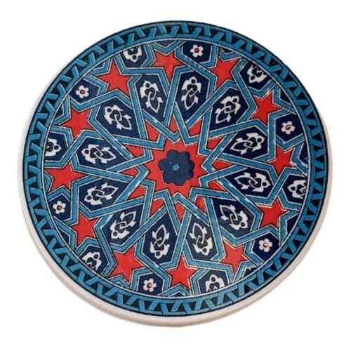 Handmade Ceramic Trivet | Tulip Series, | Ø 18 cm