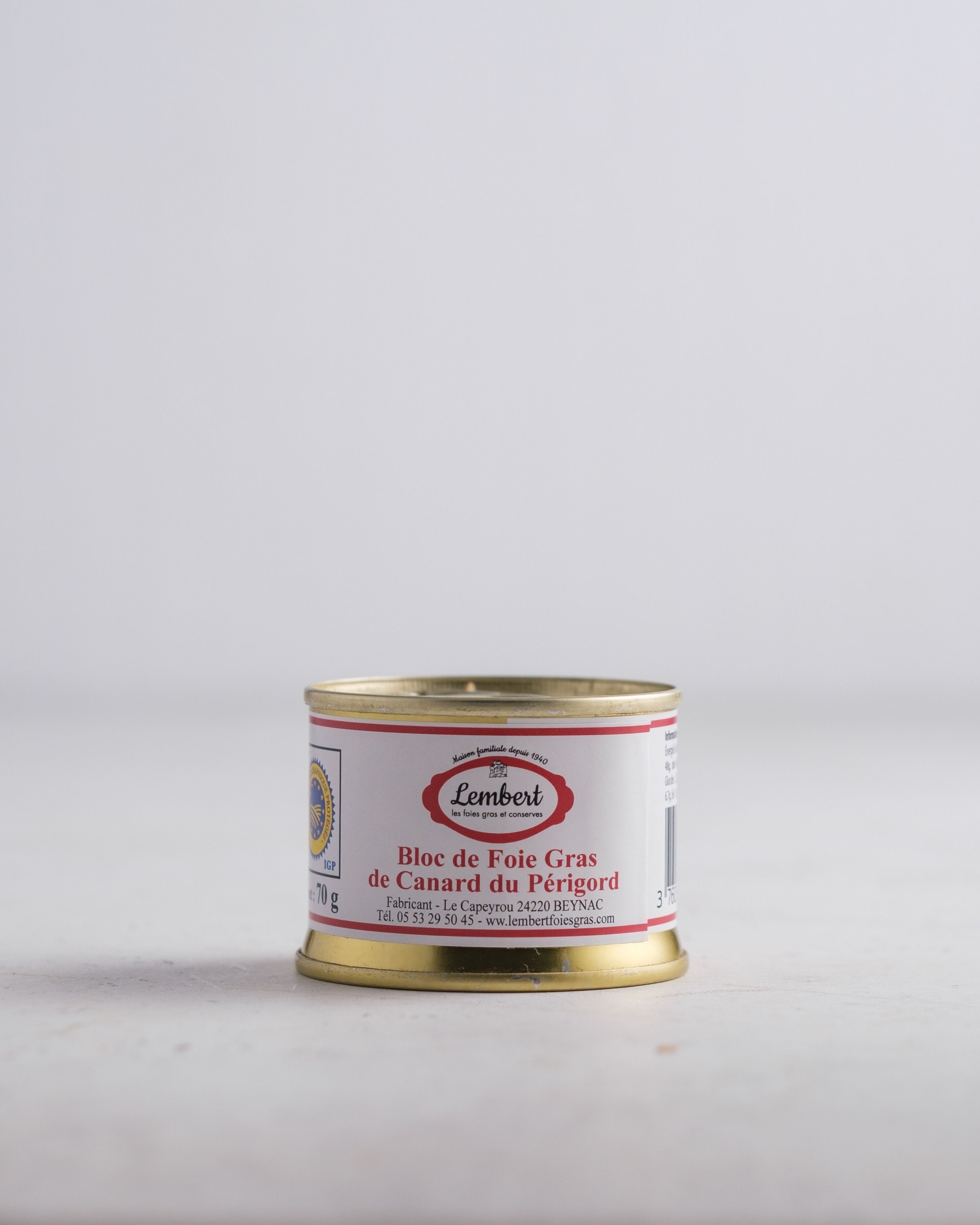 Block of duck foie gras (origin Dordogne) 60g