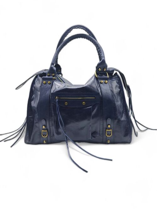 Sac cuir Balia Bleu