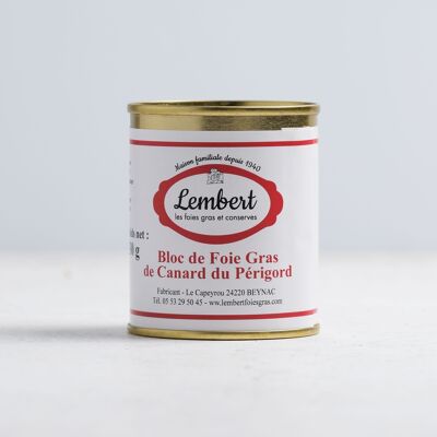 Blocco di foie gras d'anatra (origine Dordogne) 125g