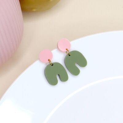 Boucles d'oreilles nœud Squishy Arch