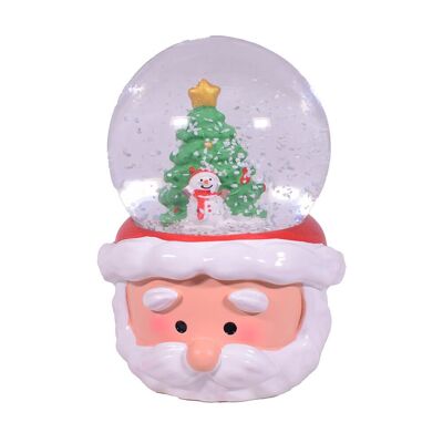 Christmas Snow Ball with Music Santa Claus Design