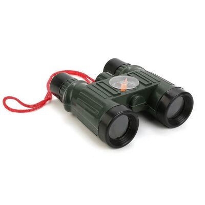 Plastic Binoculars with Compass and Rope