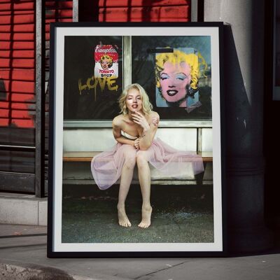 Cartel de arte pop de Marilyn Monroe