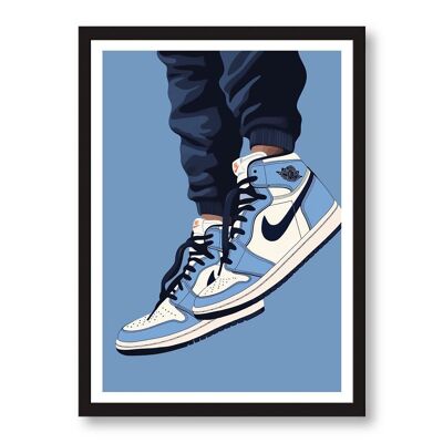 Poster Jordan Retro Azul