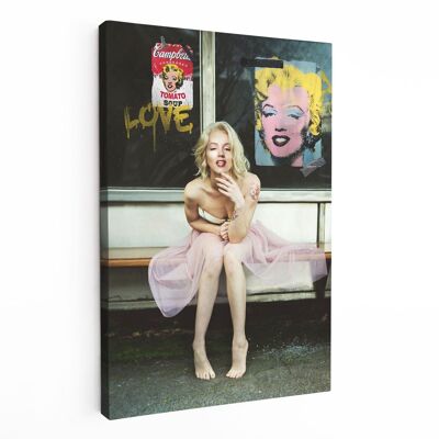 Lienzo d'arte pop di Marilyn Monroe
