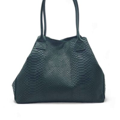 Sac cuir Lola - Grünes Gras