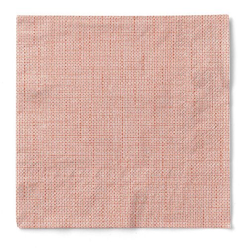 Serviette Mailand in Terrakotta aus Tissue 33 x 33 cm, 3-lagig, 100 Stück