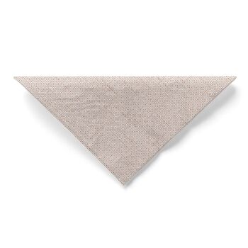 Serviette Milan marron clair en tissu 33 x 33 cm, 3 plis, 100 pièces 4