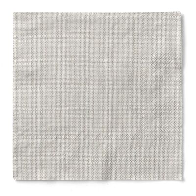 Tovagliolo Milan grigio in tessuto 33 x 33 cm, 3 veli, 100 pezzi