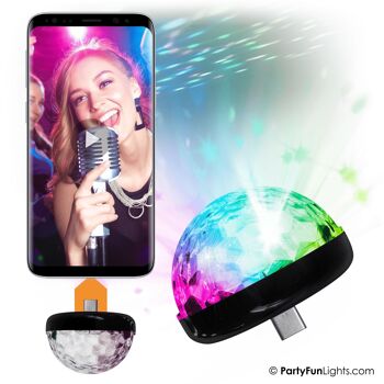 PartyFunLights - Lumières de fête USB Party - Micro-USB - USB-C - Lampe de téléphone 3