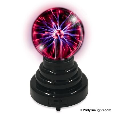Mini bola de plasma 3.5" (9 cm) - USB - Batería - PartyFunLights