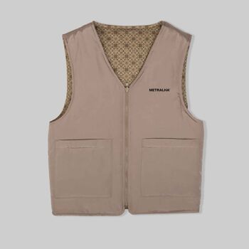 Metralha Riad Reversible Vest (tout imprimé/beige) 2