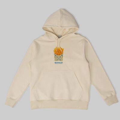 Sudadera con capucha Metralha Nouvelle Cousine (blanco roto)