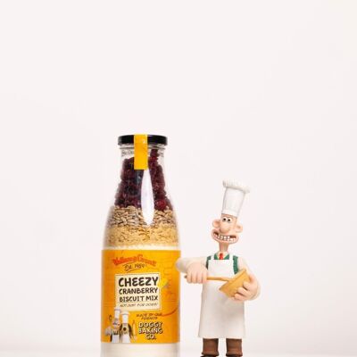 Cheezy Mix di biscotti ai mirtilli rossi e semi di girasole