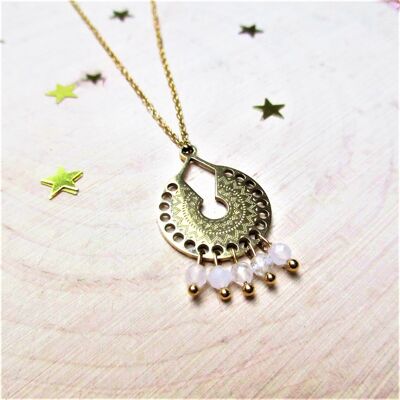 moonstone pendant necklace