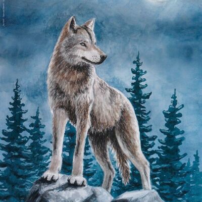 Kunstdruck Der Wolf