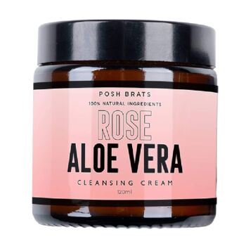 Crème Nettoyante Visage Aromathérapie Rose et Aloe Vera VEGAN 2