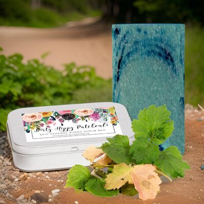 Dirty Hippy Patchouli Moussant Sugar Scrub Shower Bar VEGAN