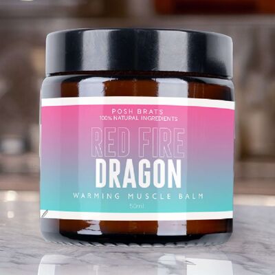 Red Dragon Fire Warming Balsamo Aromaterapia VEGAN