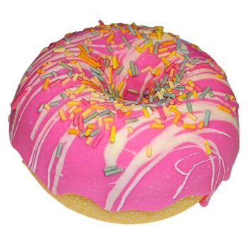 Berry Vanilla Sprinkle Donut Bath Bomb VEGAN 3