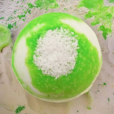 Coconut Lime Fizzy Bath Bomb VEGAN