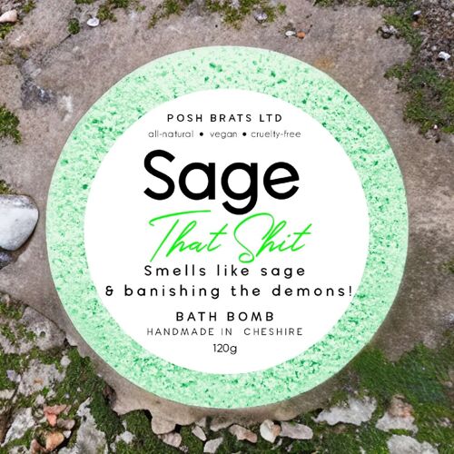 Sage That Shit! Fizzy Bath Bomb VEGAN