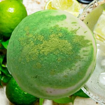Frozen Lime Margarita Bombe de Bain Fizzy VEGAN 3