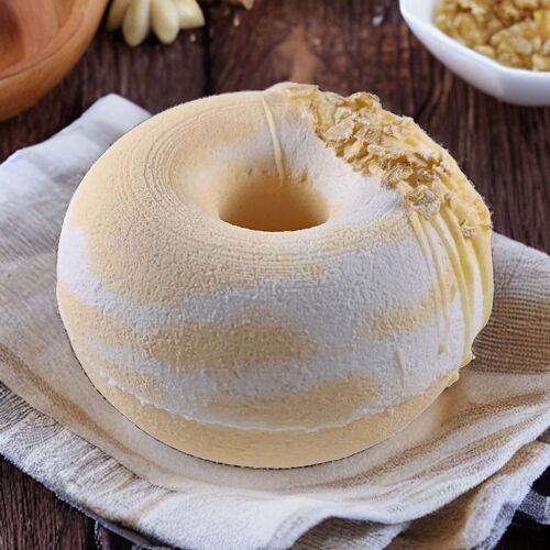 Honey Oatmeal Donut Fizzy Bath Bomb VEGAN