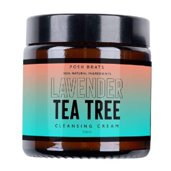 Lavande Tea Tree Clear Skin Aromathérapie Crème Nettoyante Visage VEGAN 2