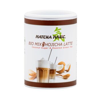 Mélange Hojicha Latte Bio avec Sucre de Fleur de Coco (200g) 1