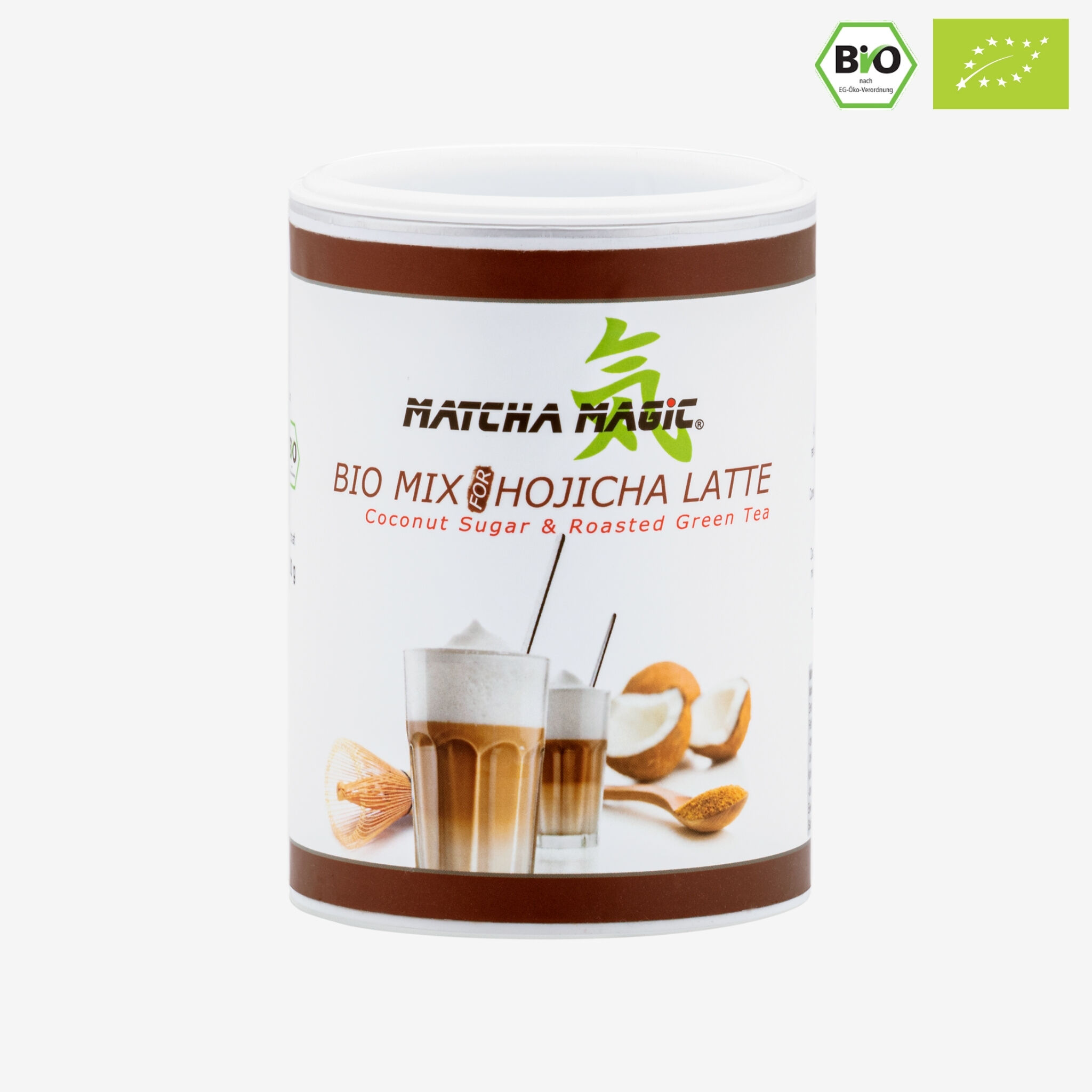 Organic Hojicha Latte Mix with Coconut Blossom Sugar (200g)