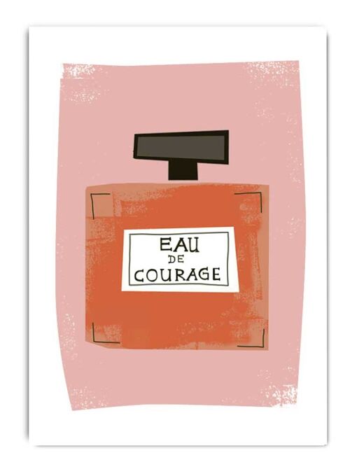 Postkarte Serie Pastellica // Eau de Courage