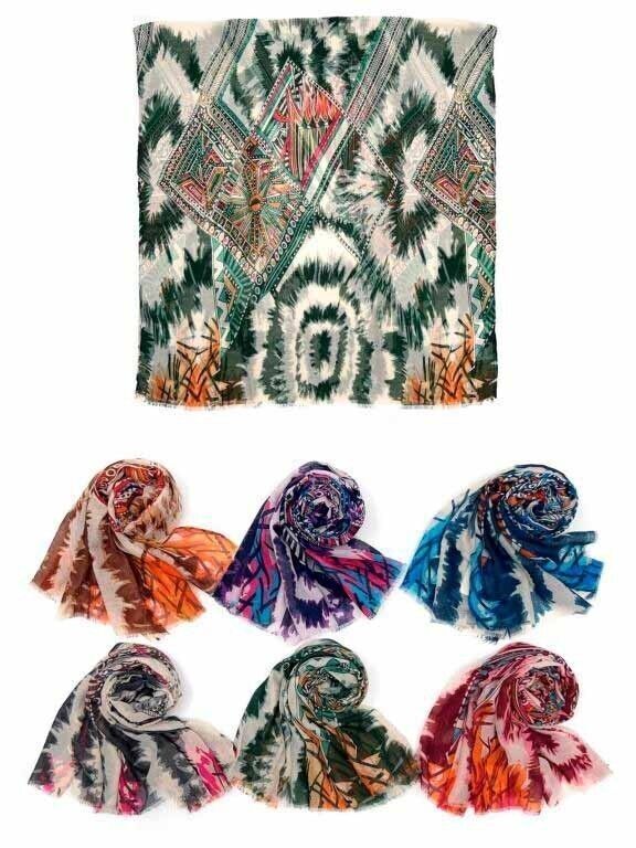 Sciarpa per Donna dai Colori Vivaci e dal Bel Design Originale