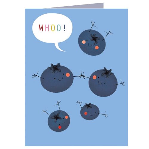 SM66 Mini Blueberries Congratulations Card