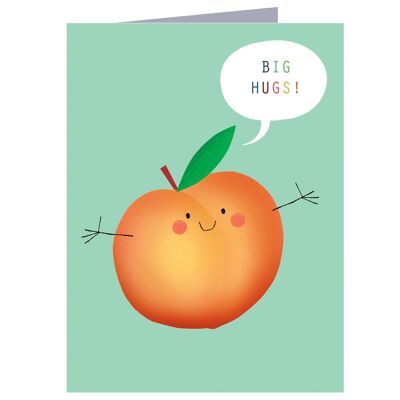 SM68 Mini Peach Big Hugs Card