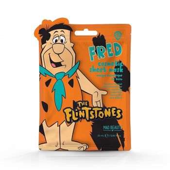 Mad Beauty Warner Fred Flintstone Masque en tissu cosmétique 1