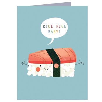 Carte de vœux Mini Sushi SM71 1