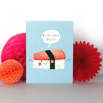 Carte de vœux Mini Sushi SM71 2