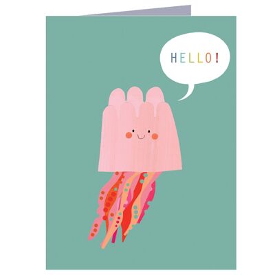 SM73 Mini Jellyfish Greetings Card