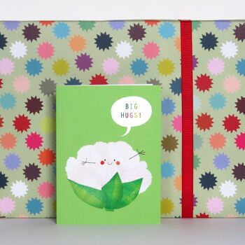 SM76 Mini carte de vœux chou-fleur 5