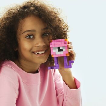 PIXIO-800, Blocs Magnétiques, 16 couleurs - Jouet pour enfants et adultes - Petits blocs de construction 4