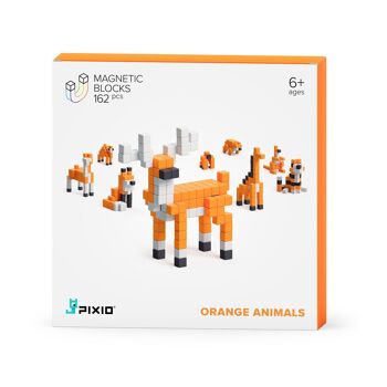 PIXIO Orange Animaux 1