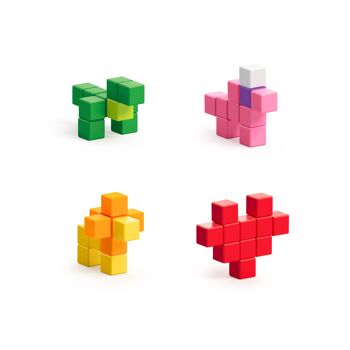 Blocs magnétiques PIXIO Surprise - Jouet pour enfants et adultes - Petits blocs de construction 6