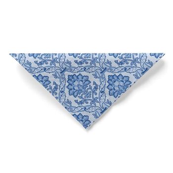 Serviette Cleve en bleu en tissu 40 x 40 cm, 3 plis, 100 pièces 4